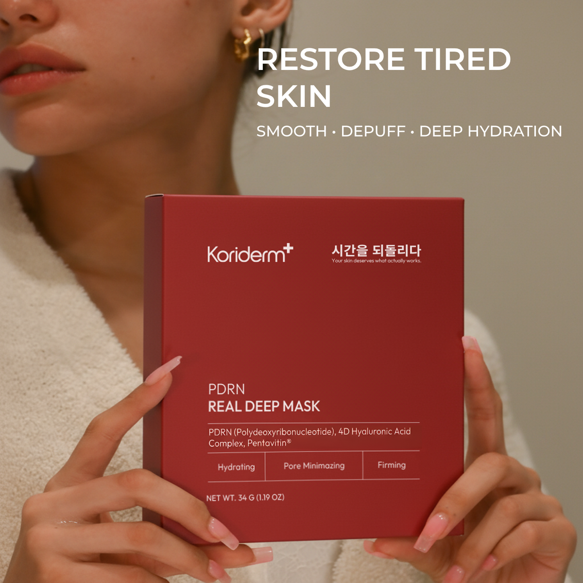 PDRN - 4 Deep Masks + 2 Eye Patches
